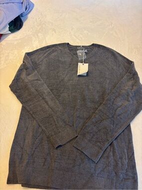 Barefoot Dreams Gray Crewneck Sweater